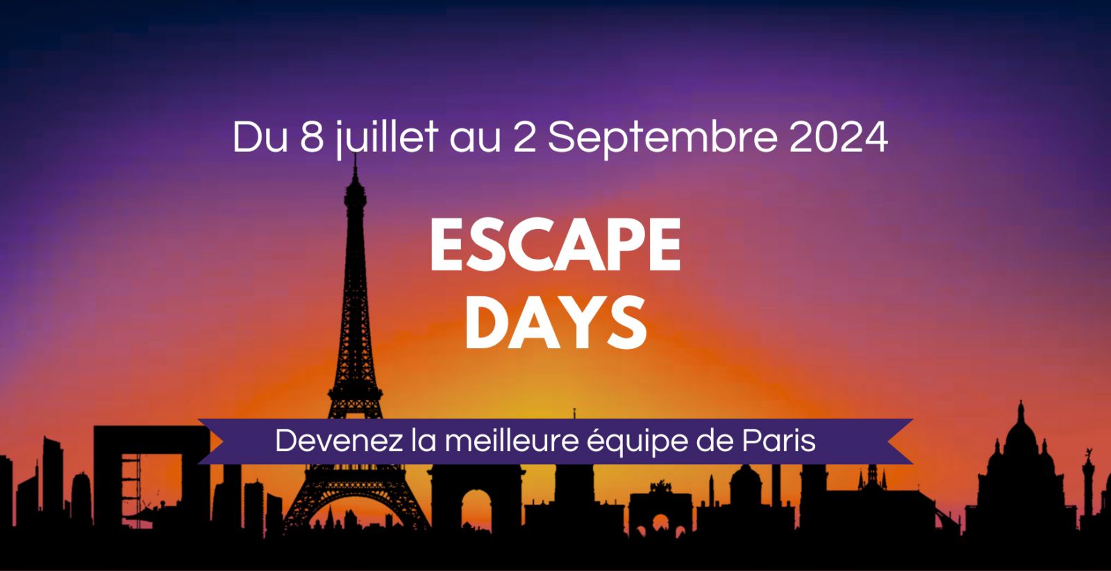 Escape Days 2024 Bannière Top